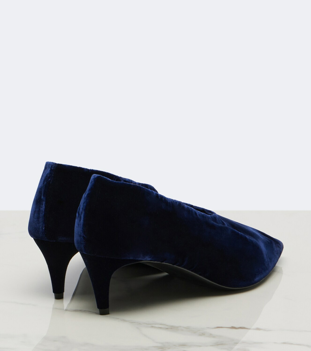 Khaite Miriam velvet pumps