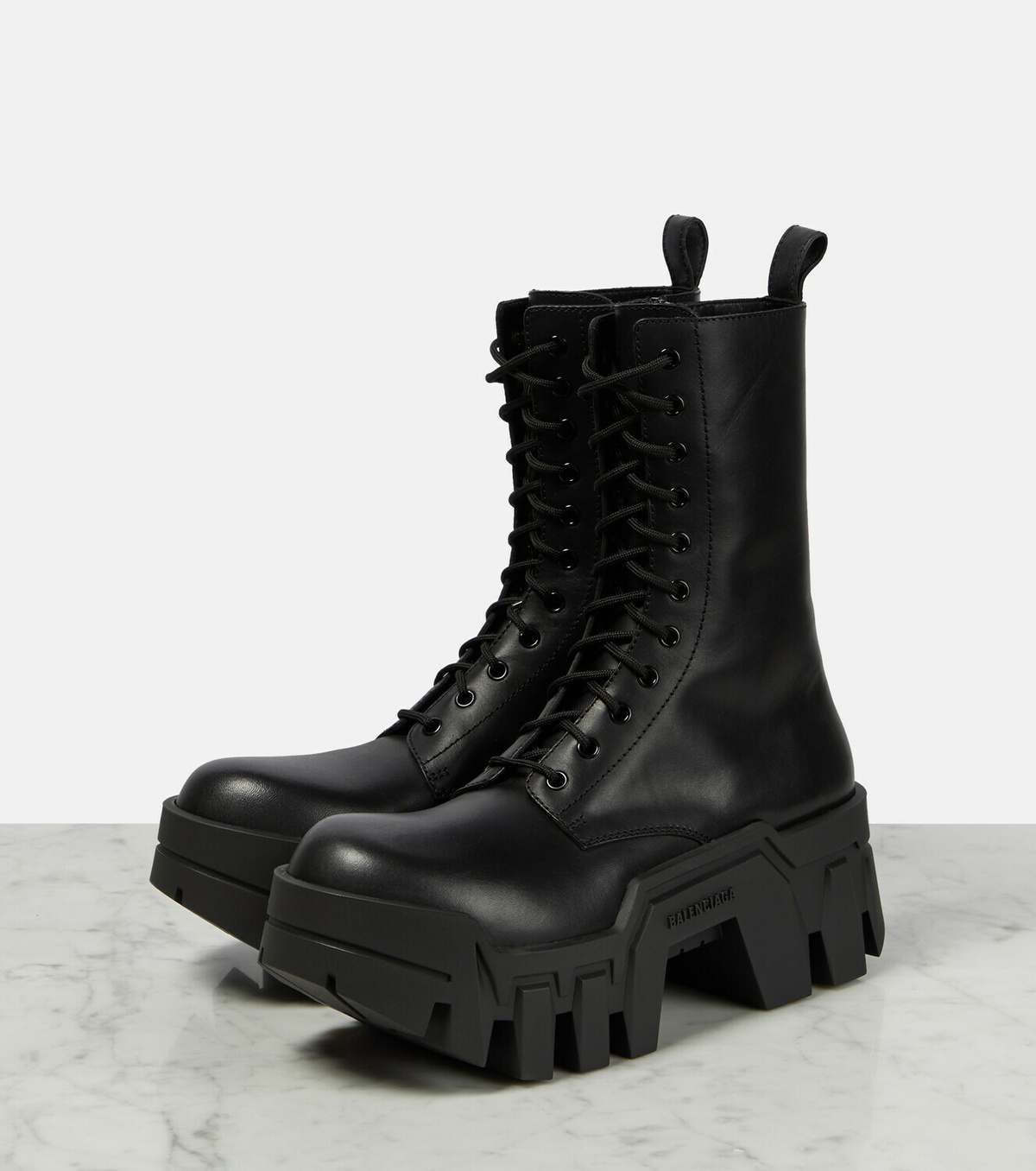 靴 Balenciaga Bulldozer lace up boots 42 Men's Bulldozer Lace-up Boot in Black | Balenciaga US