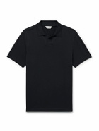 Club Monaco - Johnny Cotton-Blend Piqué Polo Shirt - Blue