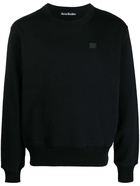 ACNE STUDIOS - Logo Cotton Crewneck Sweatshirt