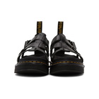 Dr. Martens Black Brando Terry Sandals