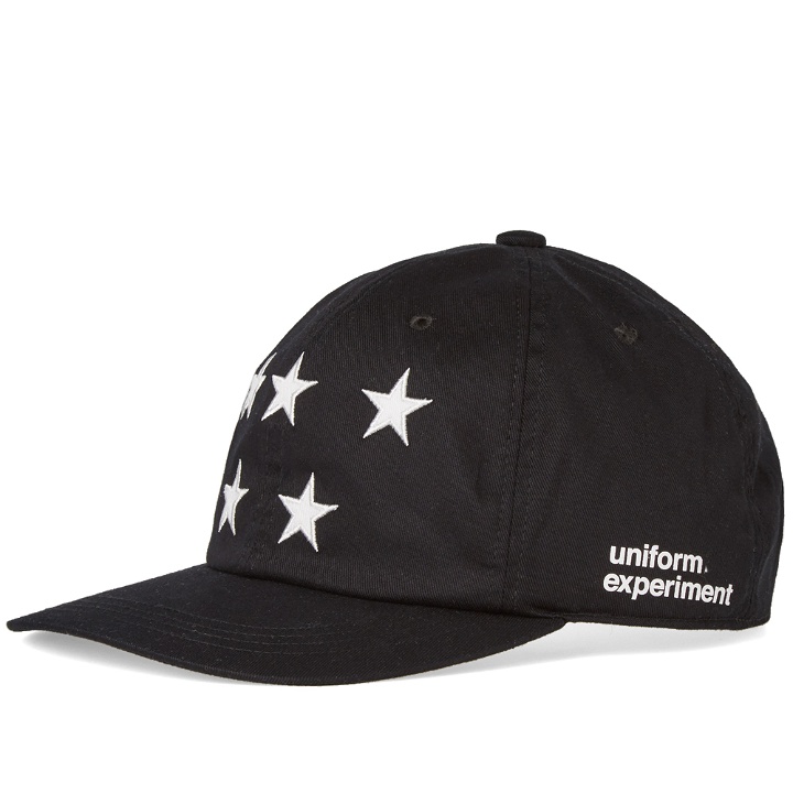 Photo: Uniform Experiment Five Star Cotton Twill Logo Cap Black