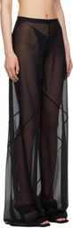 Rick Owens Lilies Black Hollywood Farrah Bias Trousers