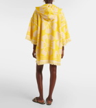 Zimmermann Golden floral cotton terry minidress
