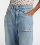 Dolce&Gabbana Distressed wide-leg jeans
