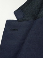 Kingsman - Unconstructed Linen Suit Jacket - Blue