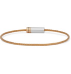 Le Gramme - 9G 18-Karat Gold and Sterling Silver Cable Bracelet - Gold