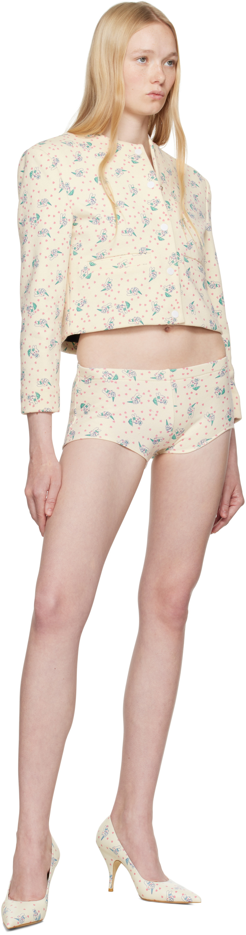 Ashley Williams / SERENA SHORTS イエロー　短パン Ashley Williams Yellow 'Care' Serena Shorts Ashley Williams