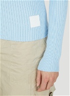 Marc Jacobs - Ribbed High Neck Sweater in Blue