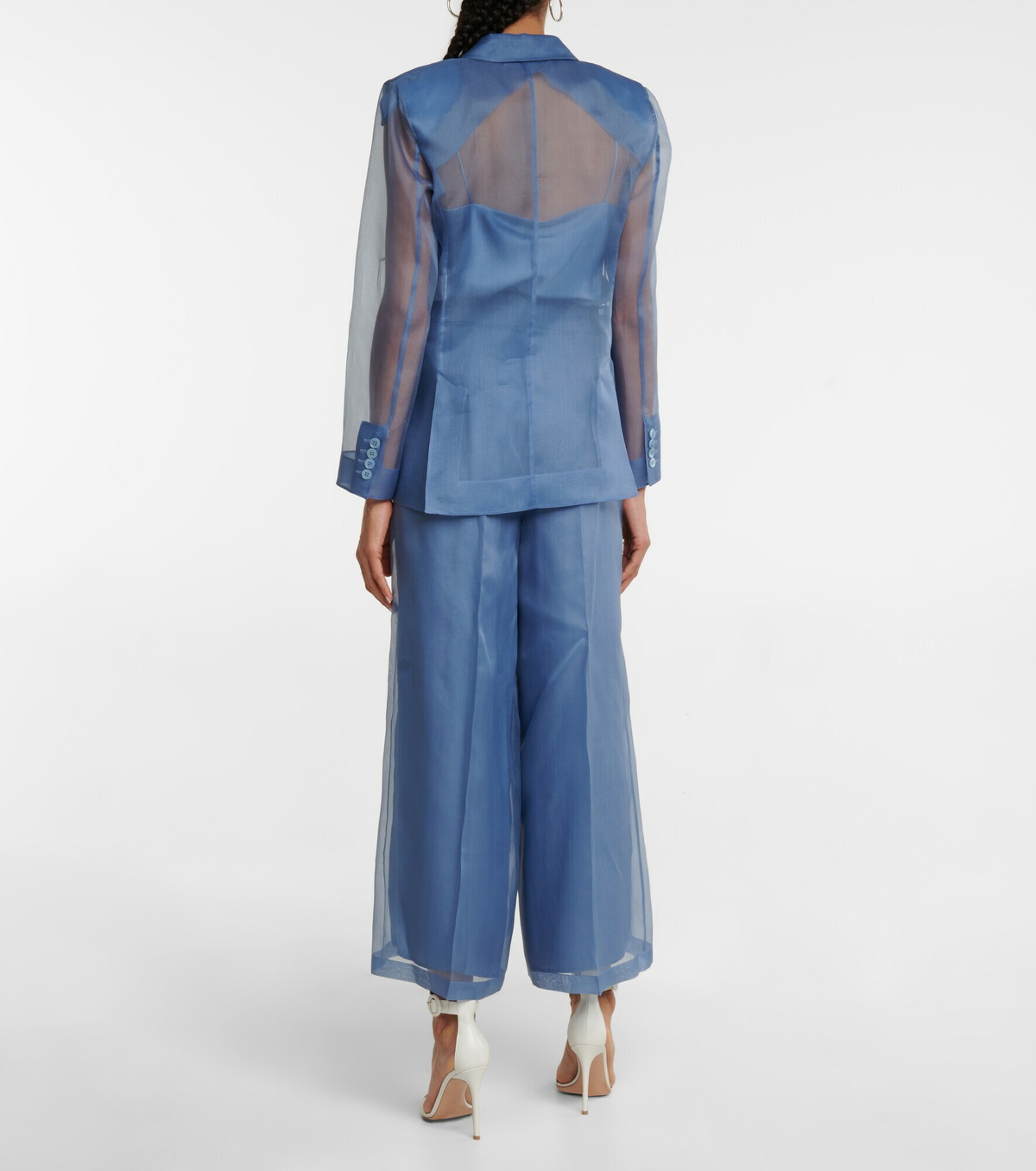 Max Mara - Bridal Orologi silk organza blazer Max Mara