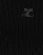 Courrèges Womens Turtleneck in Black
