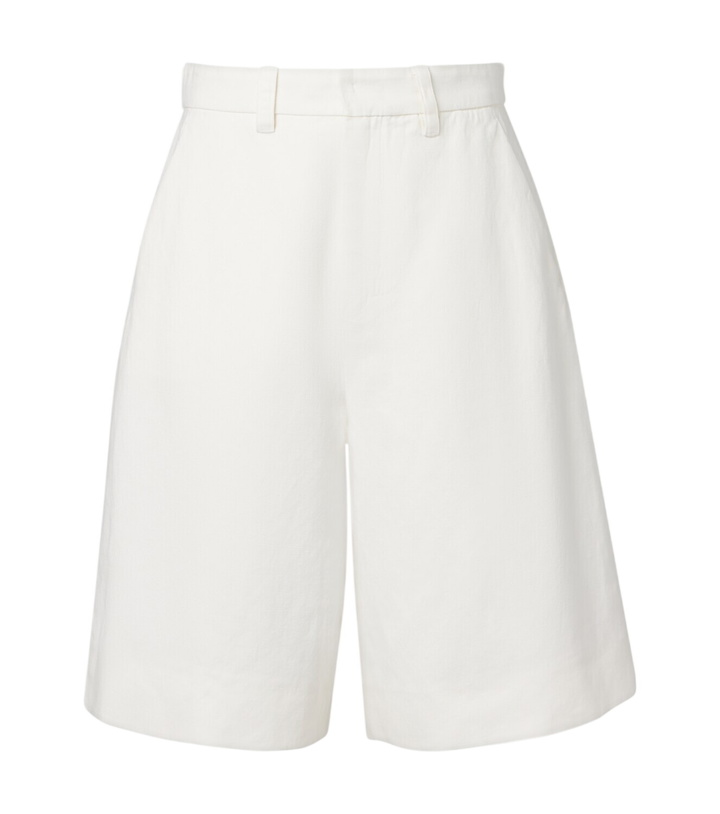 Photo: 'S Max Mara Sole cotton and linen Bermuda shorts