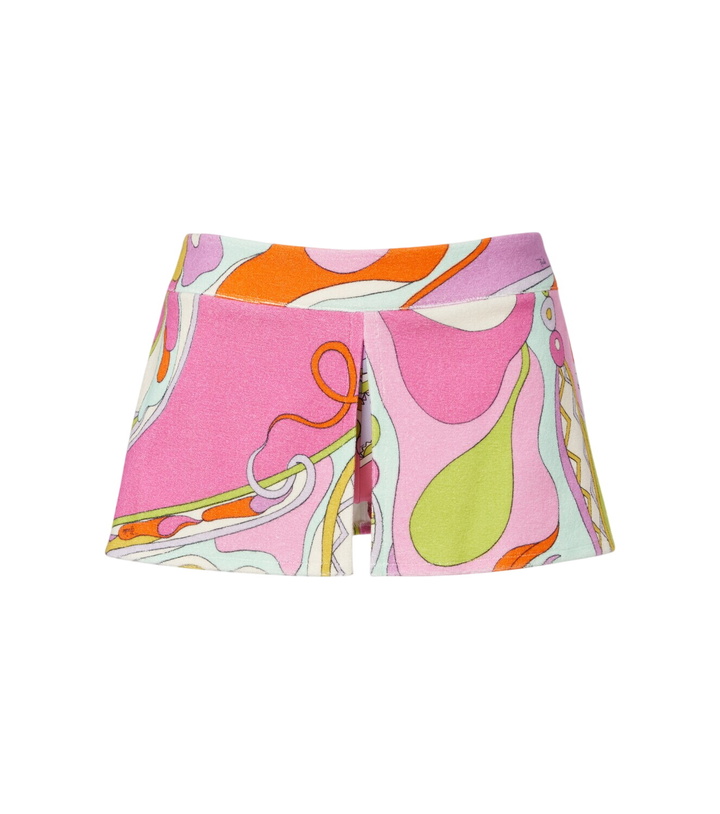 Photo: Pucci Orchidee cotton-blend terry skort
