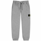 Stone Island Men's Brushed Cotton Pocket Jogger in Grey Marl