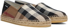 Burberry Brown Vintage Check Espadrilles