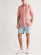 120% - Linen-Gauze Shirt - Pink