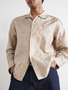 BODE - Sagebrush Printed Silk-Satin Shirt - Neutrals