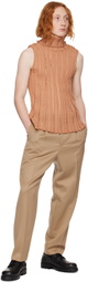 Steven Passaro SSENSE Exclusive Beige Trousers