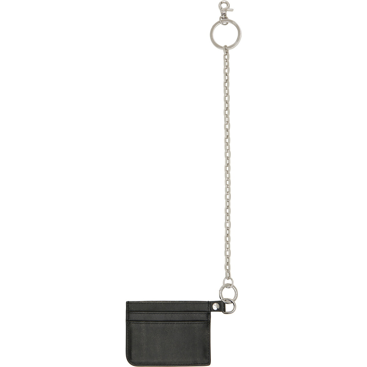 Vivienne Westwood Black Flat Chain Card Holder