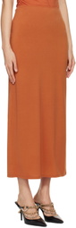 Miaou Orange Chiara Maxi Skirt