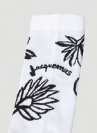 Les Chaussettes Giardino Socks in White