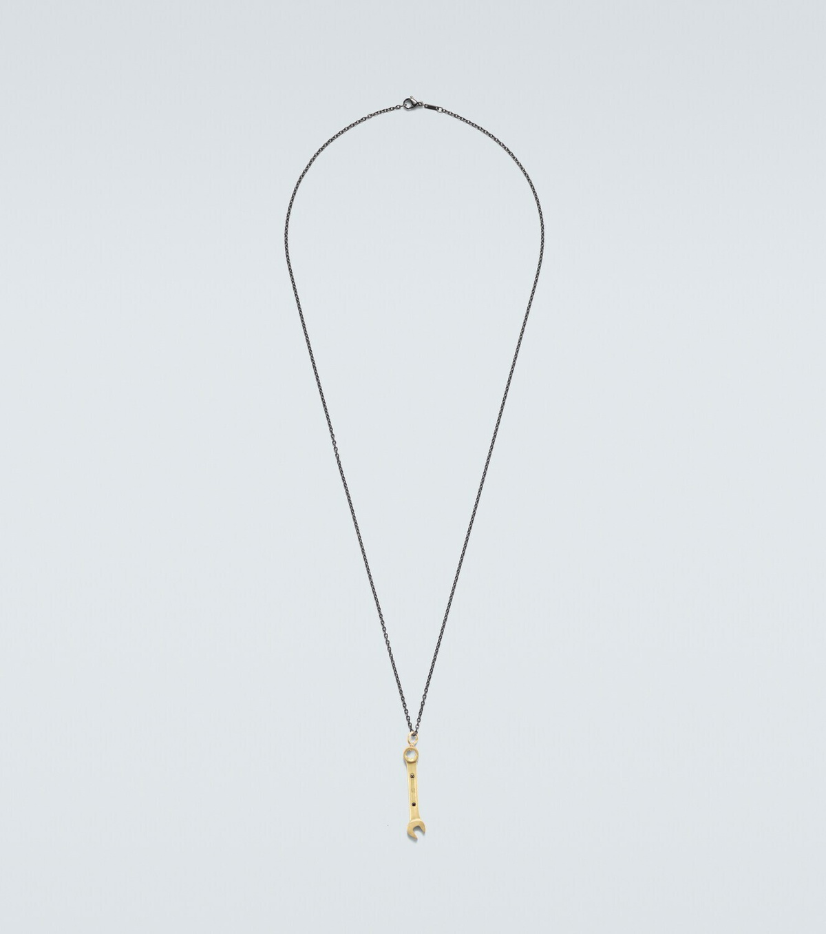 Ileana Makri Divine Mechanics 18kt gold pendant necklace with diamonds