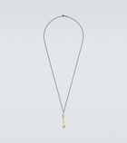 Ileana Makri Divine Mechanics 18kt gold pendant necklace with diamonds