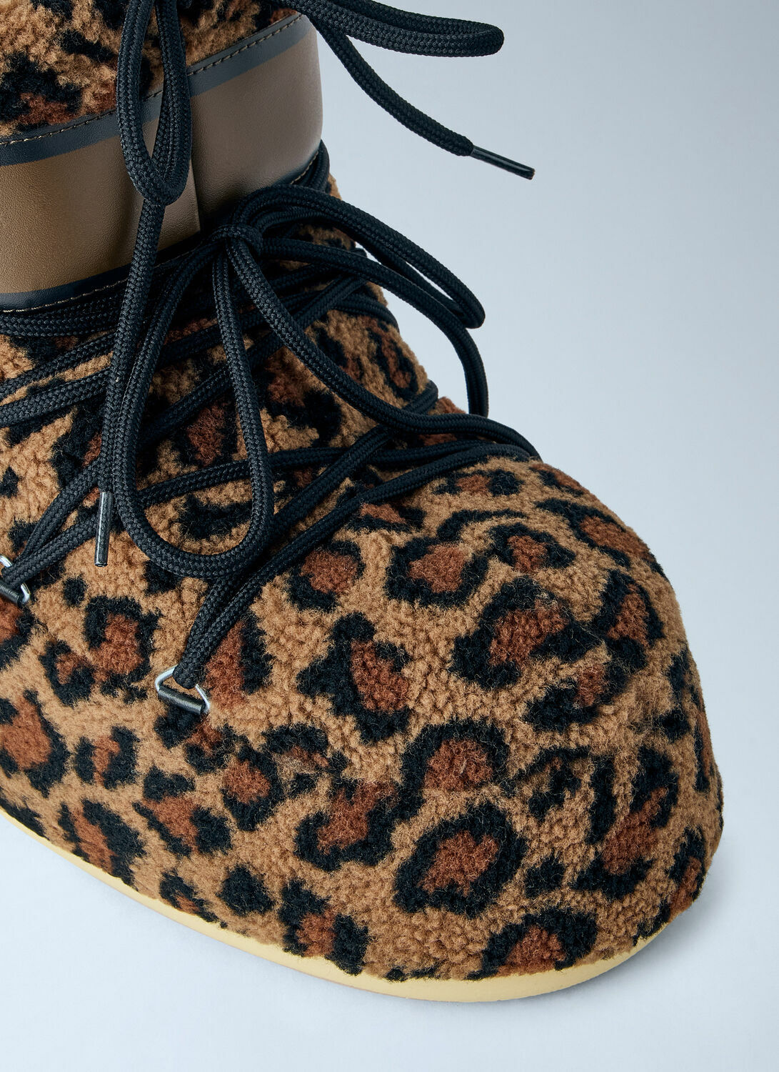 Moon Boot Icon Low Fleece Leopard Boots