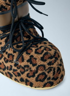 Moon Boot Icon Low Fleece Leopard Boots