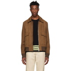 Acne Studios Brown Leather Lazlo Jacket