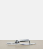 Alaïa Invisible satin thong sandals