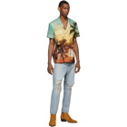 Balmain Multicolor Palm Tree Shirt