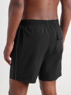 James Perse - Straight-Leg Mid-Length Swim Shorts - Black