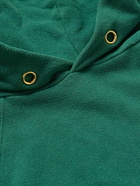 Les Tien - Garment-Dyed Cotton-Jersey Hoodie - Green