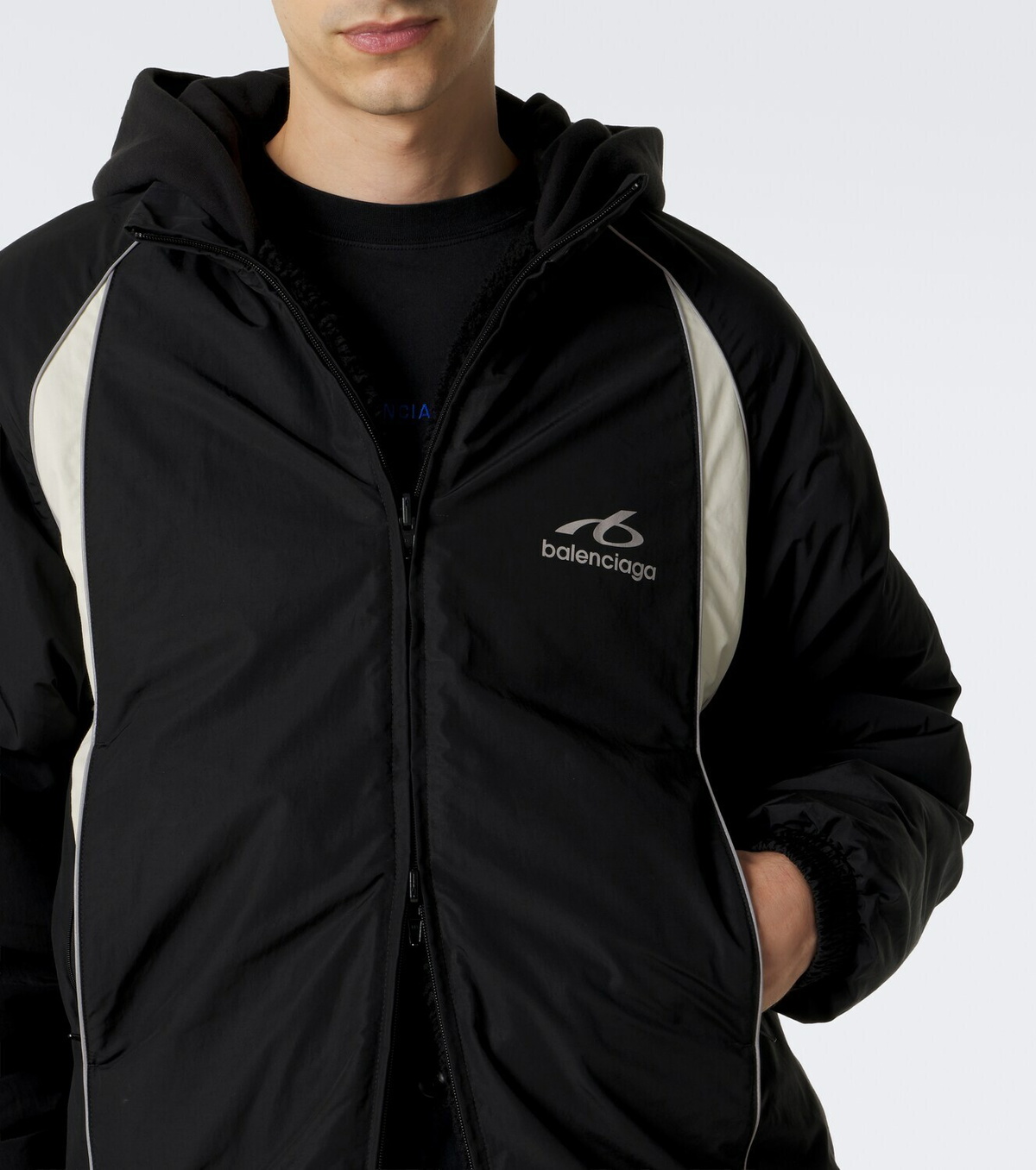 Balenciaga Logo cotton hoodie
