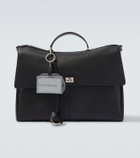 Balenciaga Rodeo leather briefcase