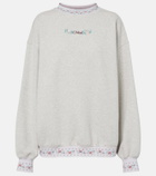 Chloé Embroidered cotton jersey sweatshirt