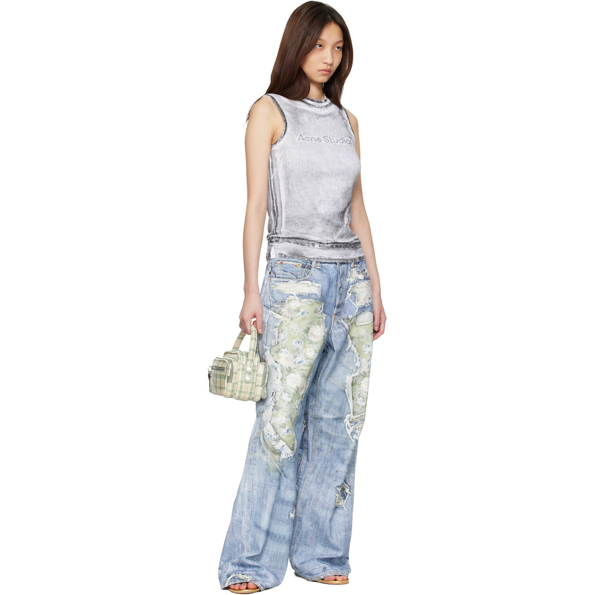Acne Studios Blue Trompe-l’Oeil 1981 Jeans