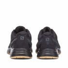 Salomon Men's X-Mission 4 Suede Sneakers in Black/Ebony