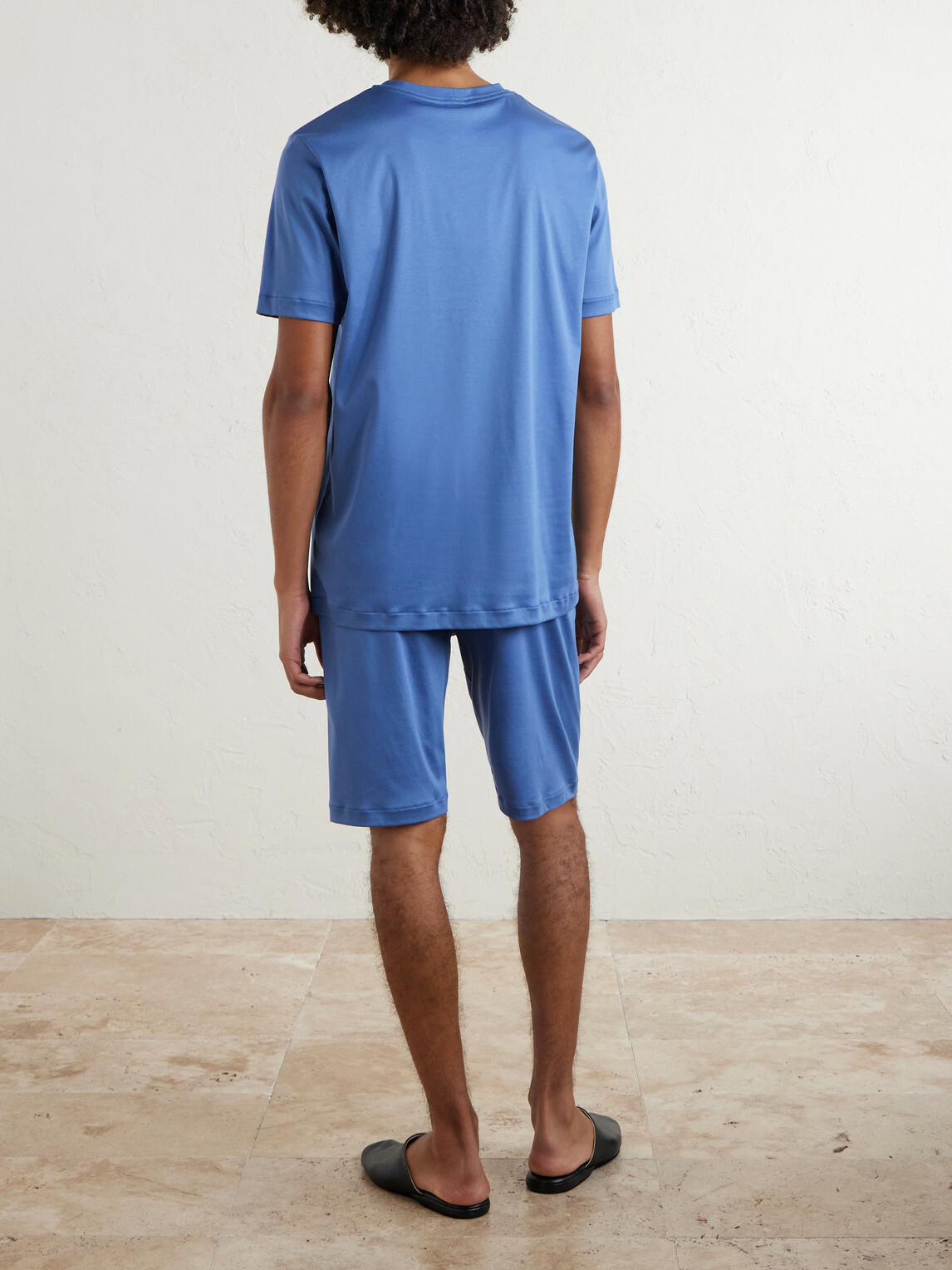 Zimmerli - Sea Island Cotton-Jersey Pyjama Set - Blue