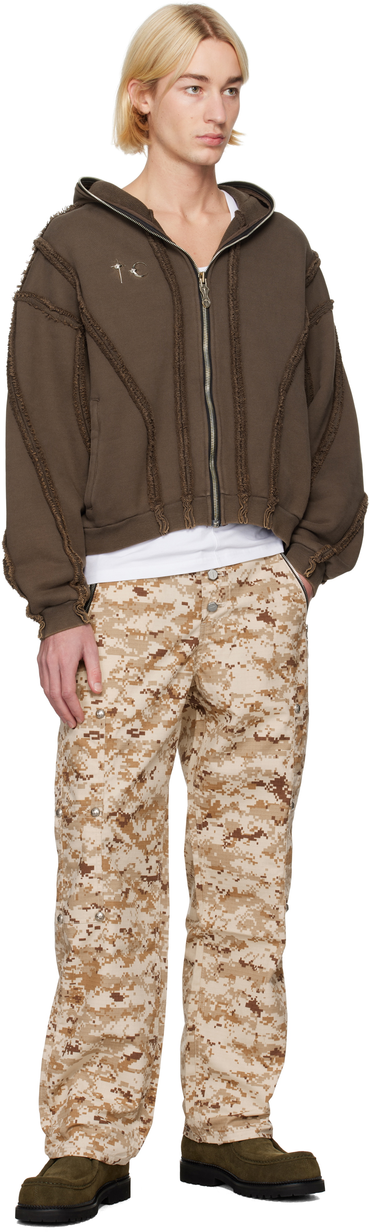 Thug Club Beige Bio Soldier Trousers Thug Club