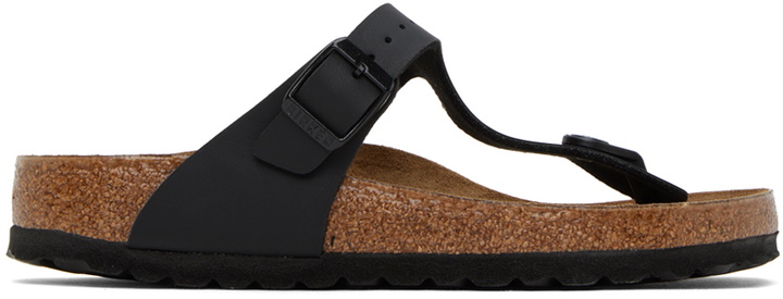 Photo: Birkenstock Black Gizeh Sandals