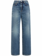 ANNAGRETA Clara Medium Wash 5-pocket Denim Jeans
