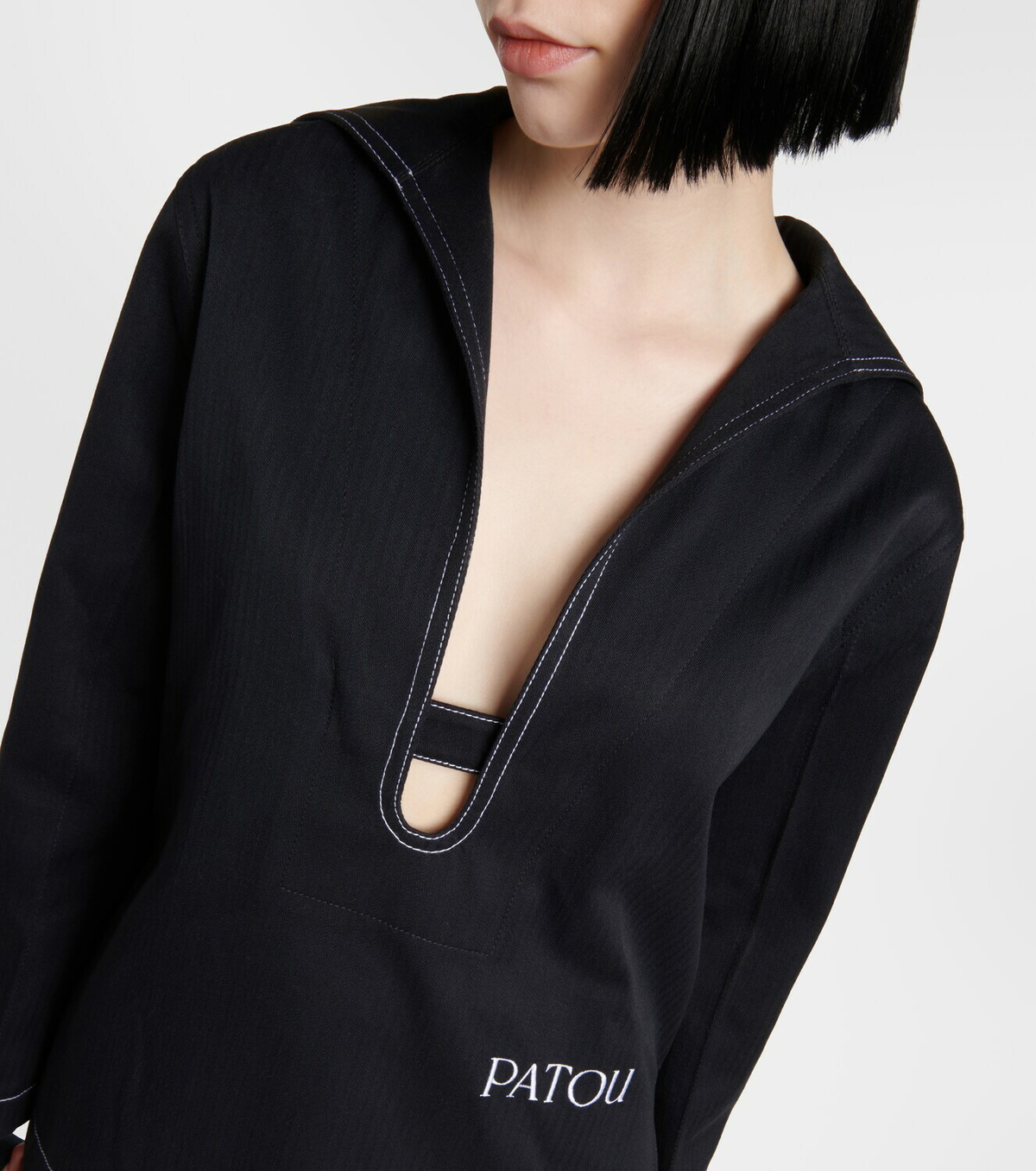 Patou Logo cotton top