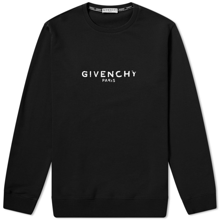 Photo: Givenchy Men's Paris Logo Sweat in Black