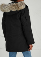 Canada Goose Expedition Black Fur-trimmed Arctic-tech Parka, Coat