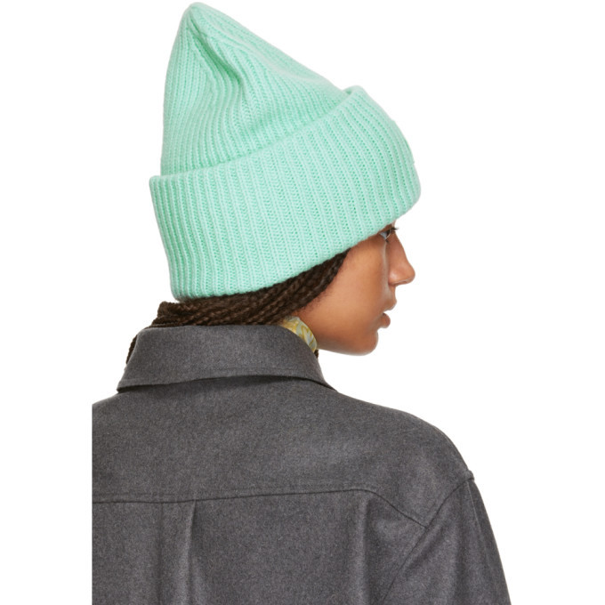Acne Studios Green Pansy N Face Beanie Acne Studios