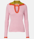 La DoubleJ Picket cotton and wool sweater