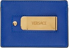 Versace Blue Medusa Card Holder