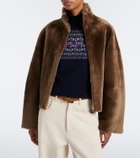 Vince Fair Isle floral cashmere sweater